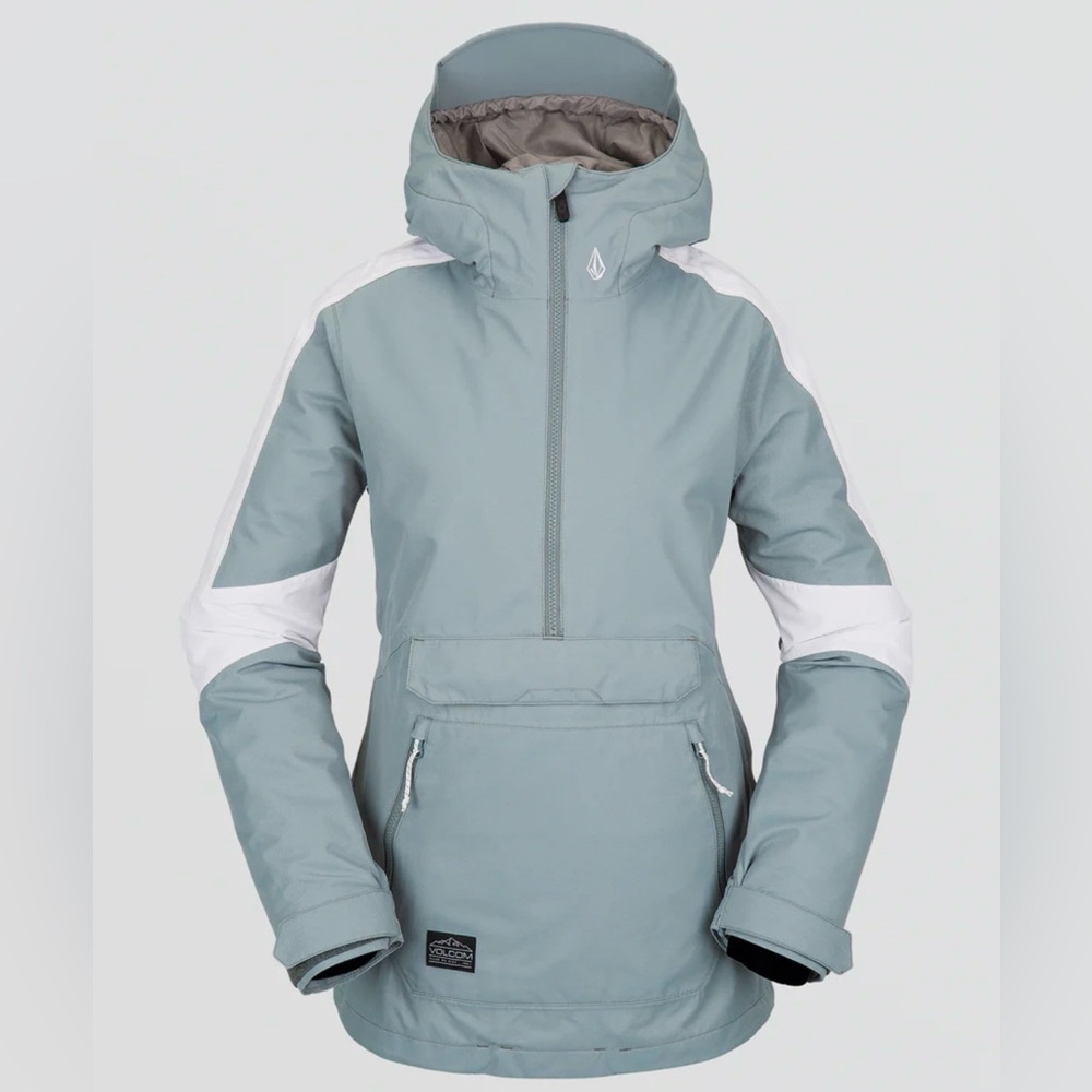 Volcom Women's Ski Jacket in Light Blue with White Accents